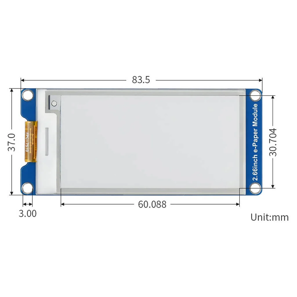 2.66" ePaper Display Module (296×152) - Image 6