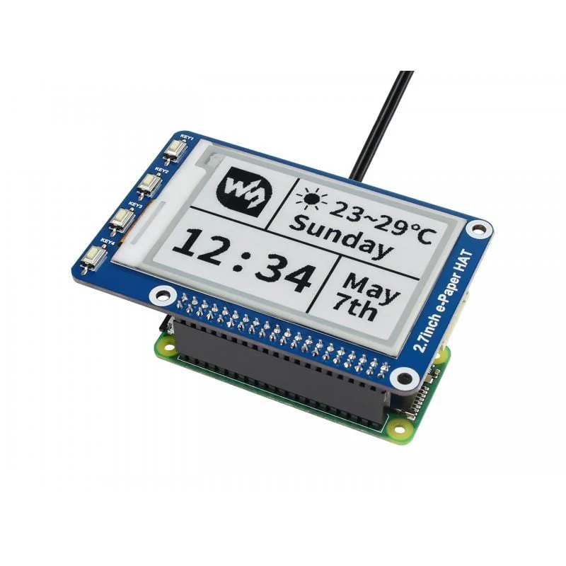 2.7" ePaper Display HAT for Raspberry Pi (264x176) - Image 3