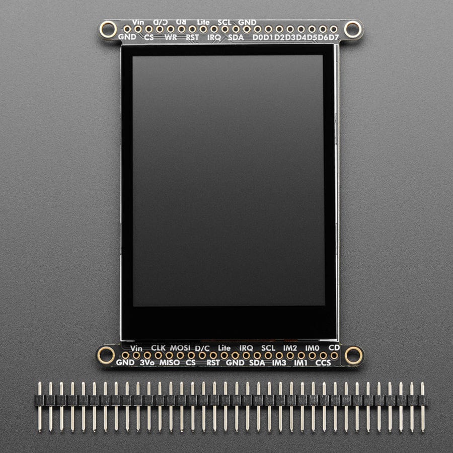 2.8" TFT LCD with Cap Touch Breakout Board w/MicroSD Socket - EYESPI Connector - Image 2