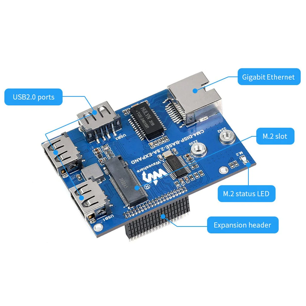 2.8″ Touchscreen Expansion for Raspberry Pi CM4 (with Interface Expander) - Image 6