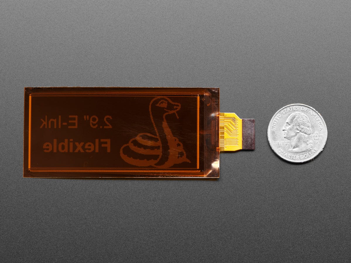 2.9" Flexible Monochrome eInk / ePaper Display (296x128 Monochrome) - Image 5