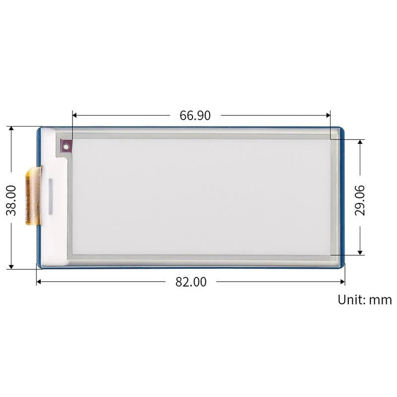 2.9" ePaper Display Module for Raspberry Pi Pico - Red/Black/White (296×128) - Image 8