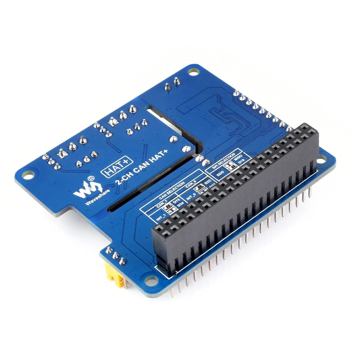 2-Channel Isolated CAN Bus Expansion HAT For Raspberry Pi - Image 2