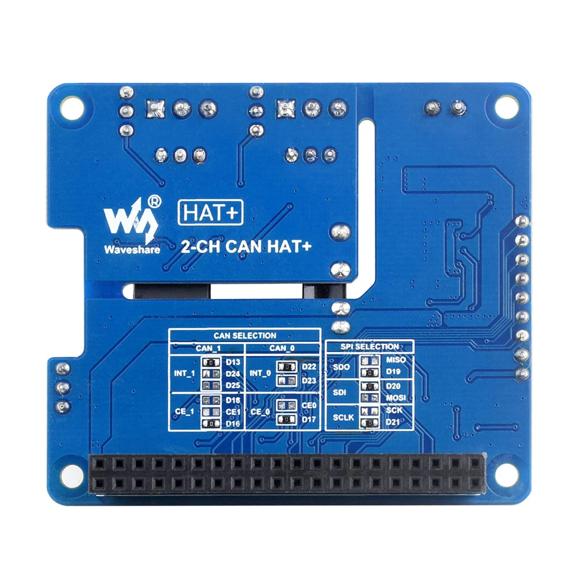 2-Channel Isolated CAN Bus Expansion HAT For Raspberry Pi - Image 4