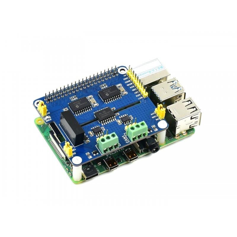 2-Channel Isolated CAN HAT for Raspberry Pi - Image 2