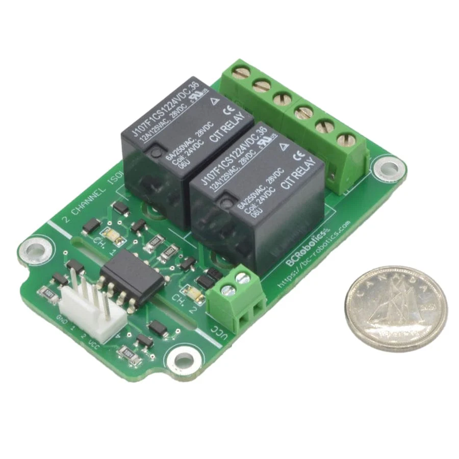 2 Channel Isolated Relay Breakout – 24V - Image 3
