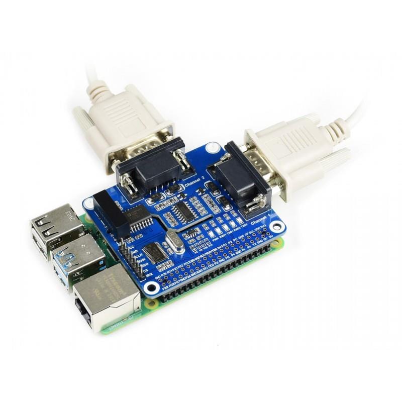 2-Channel Isolated RS232 Expansion HAT for Raspberry Pi - Image 2