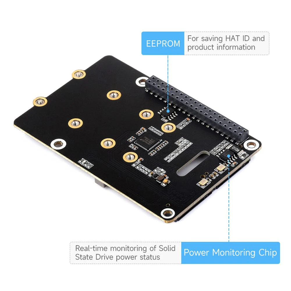 2-Channel M.2 HAT+ for Raspberry Pi 5 - Image 6