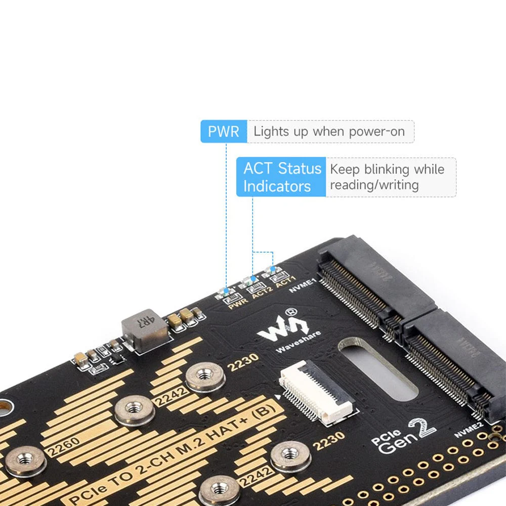 2-Channel M.2 HAT+ for Raspberry Pi 5 - Image 7