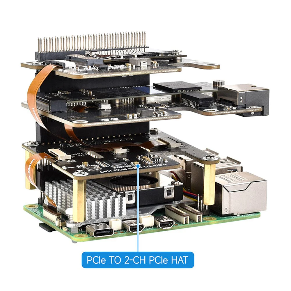 2-Channel PCIe Expander for Raspberry Pi 5 - Image 3