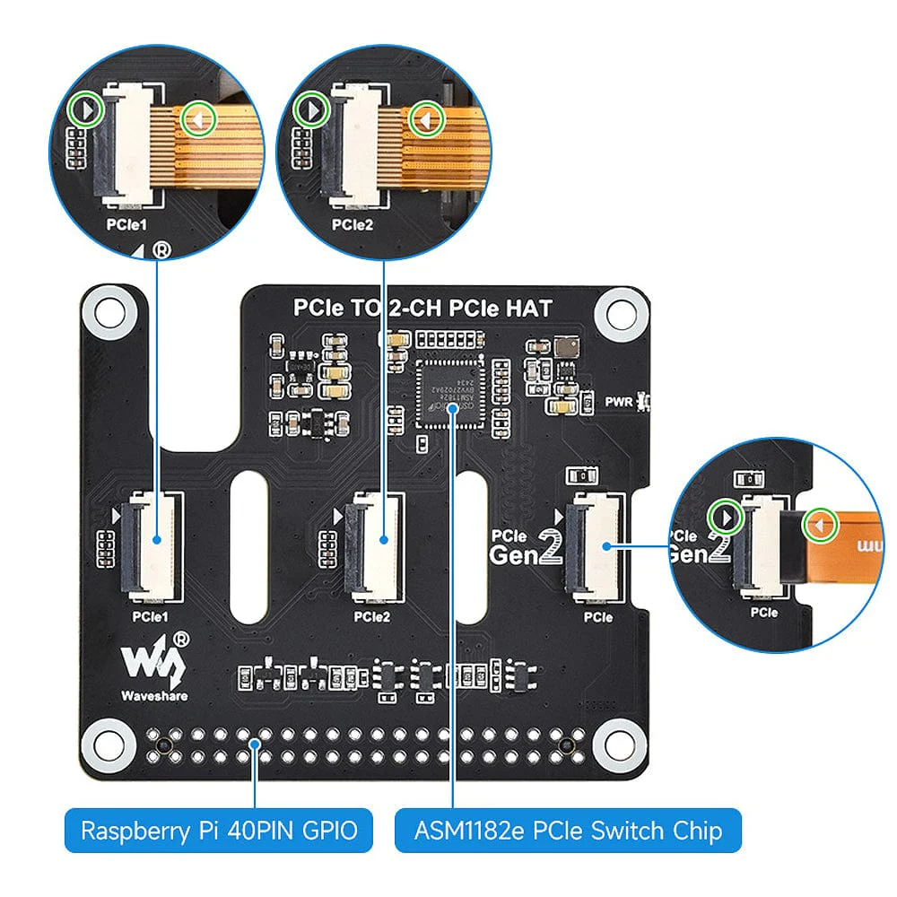 2-Channel PCIe Expander for Raspberry Pi 5 - Image 4
