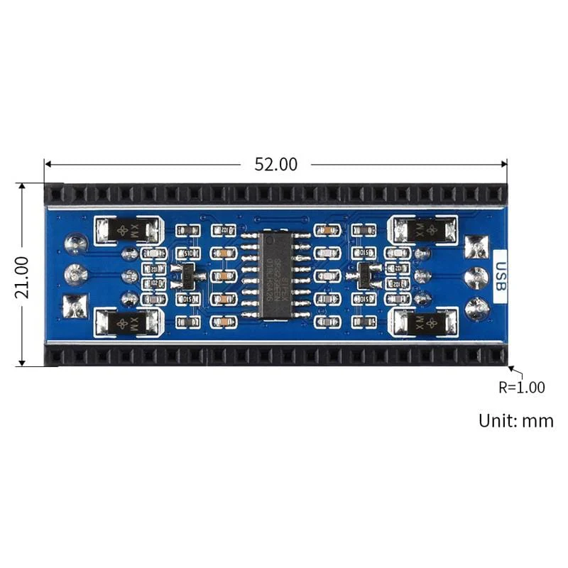 2-Channel RS232 Module for Raspberry Pi Pico - Image 8