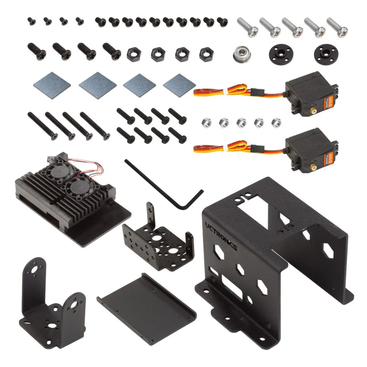 2 DoF Full Metal Pan Tilt Kit for Raspberry Pi 4 [Discontinued] - Image 2