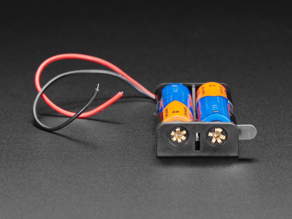 2 x AA Battery Holder with Knife Switch - Image 2