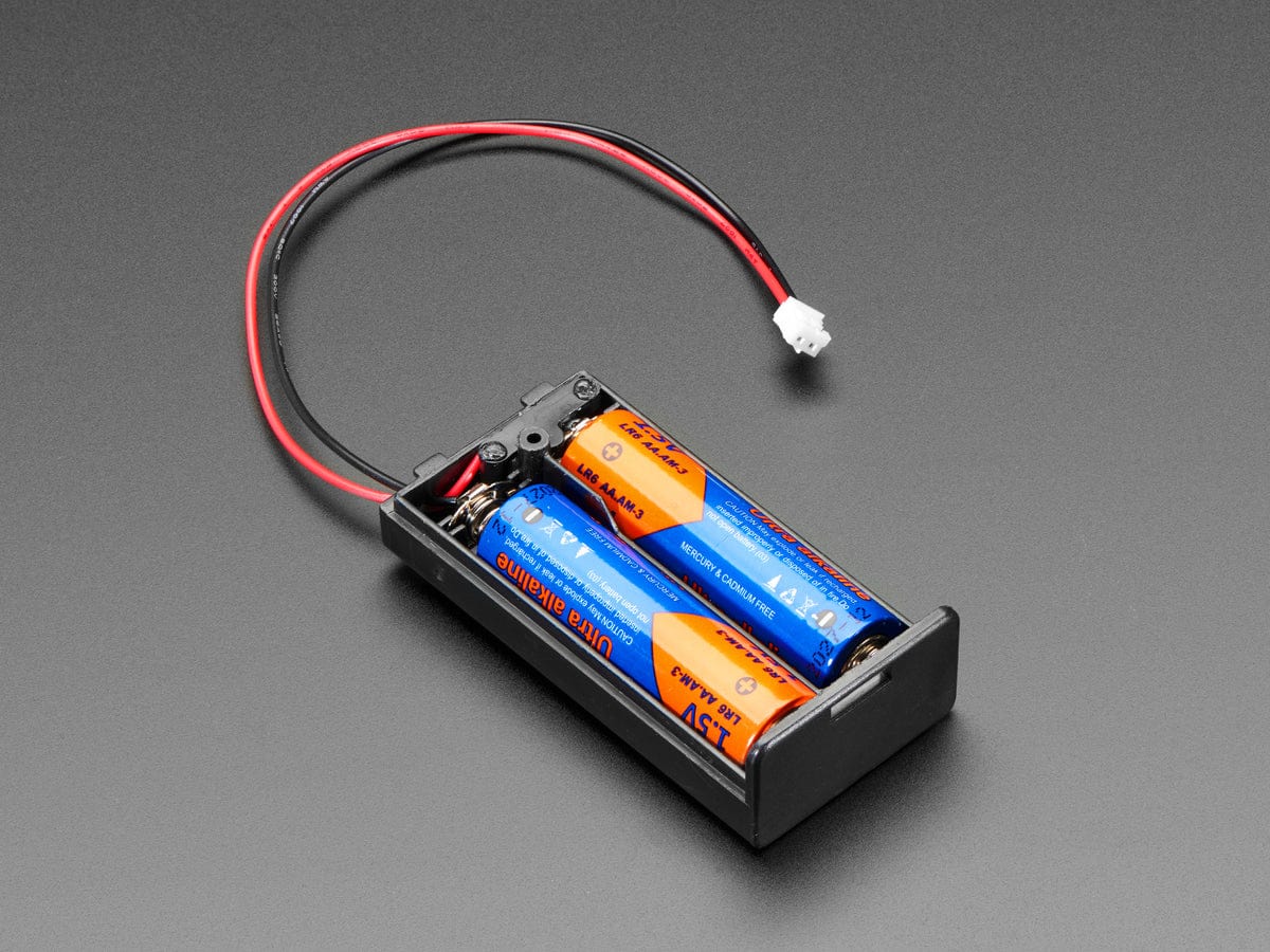 2 x AA Battery Holder with On/Off Switch & JST PH Connector - Image 4