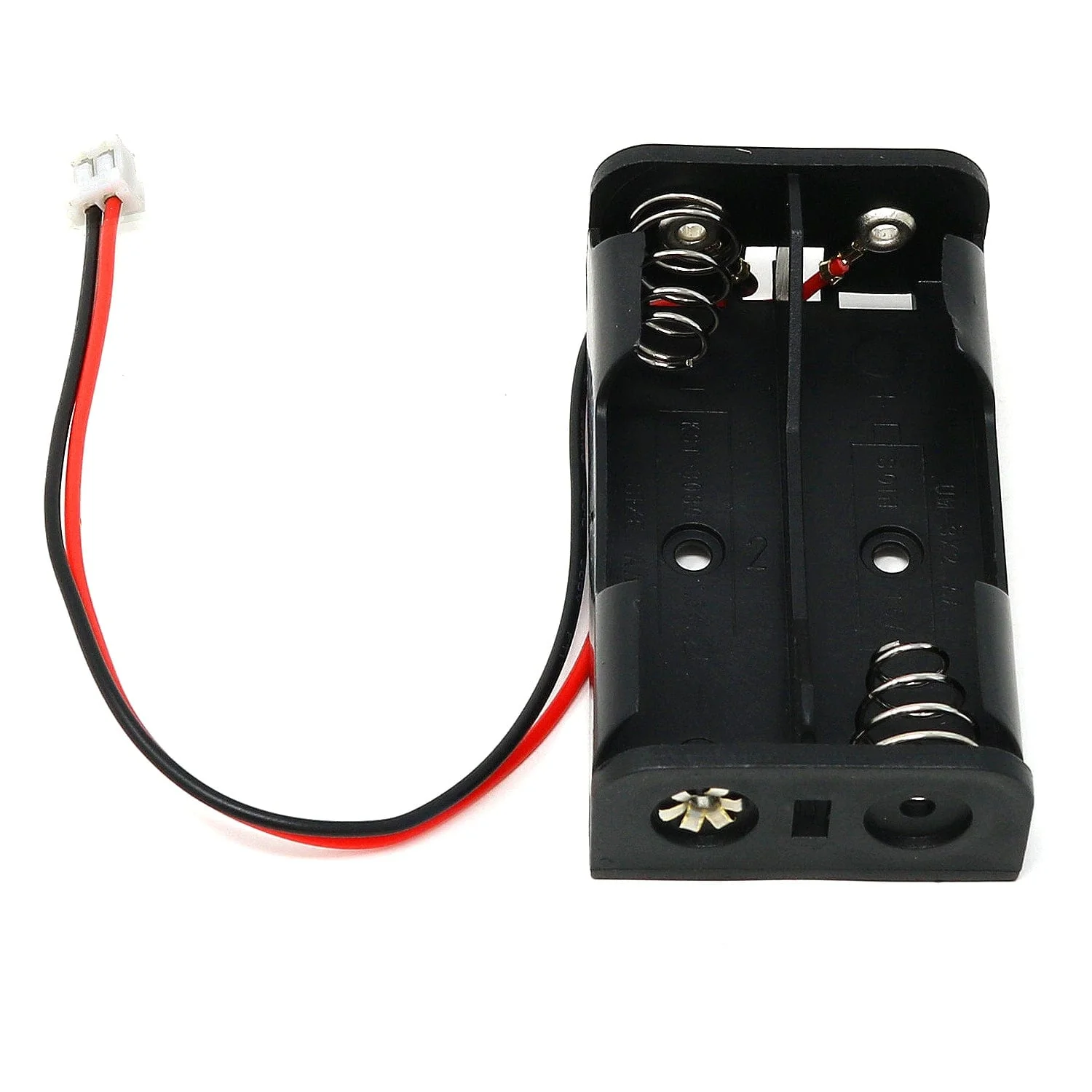 2 x AA Open Battery Holder with JST PH Connector