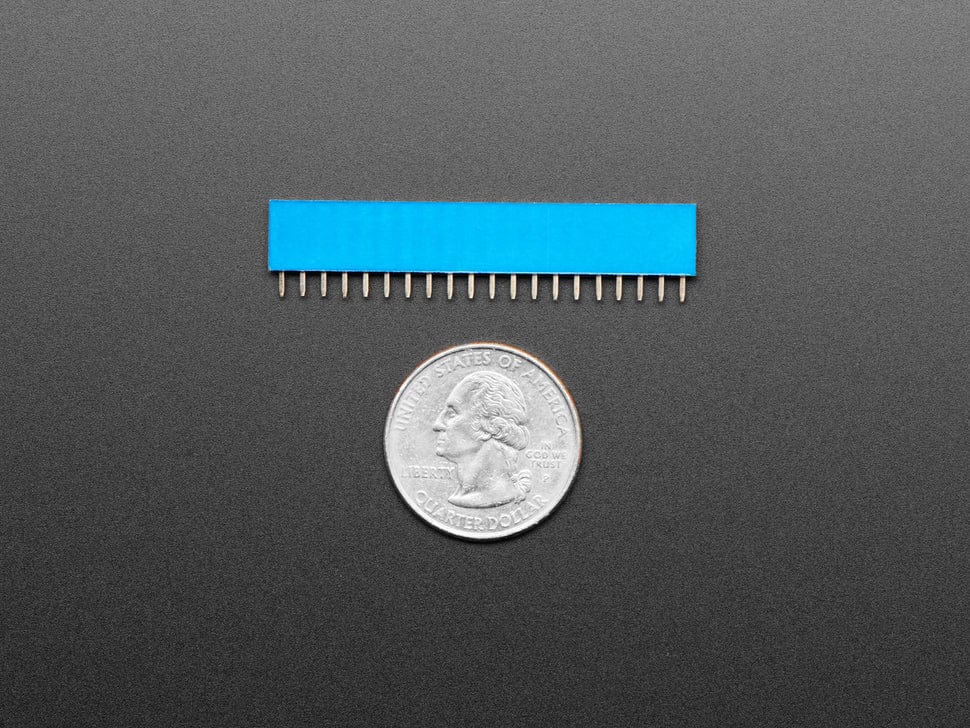 20-pin 0.1" Female Headers - Rainbow Color Mix - 5 pack - Image 3