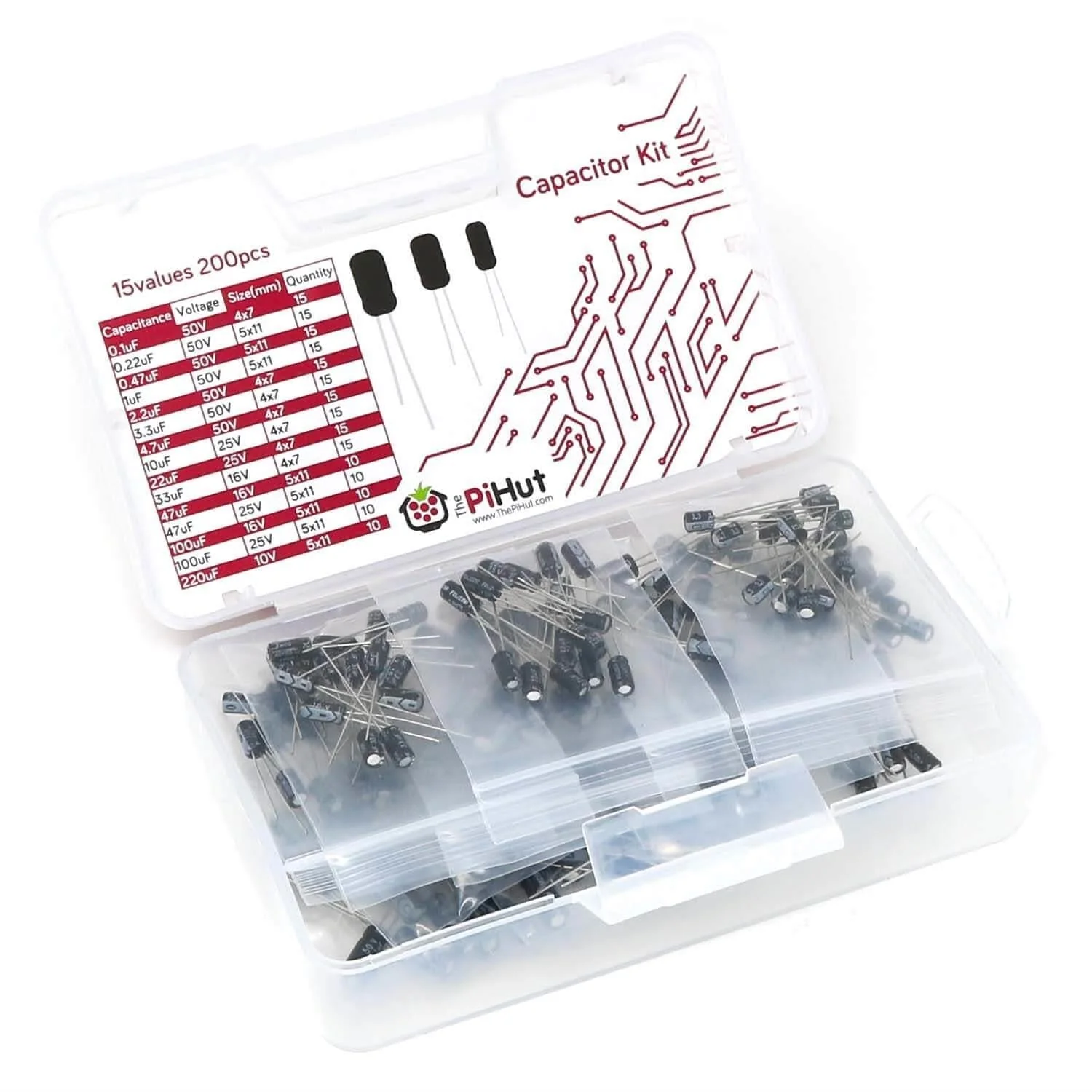 200-Piece Ultimate Capacitor Kit - Image 2