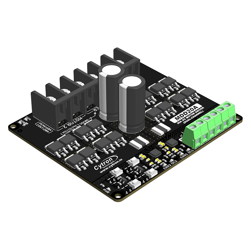 20A 6V-30V 2-Channel DC Motor Driver - Image 7