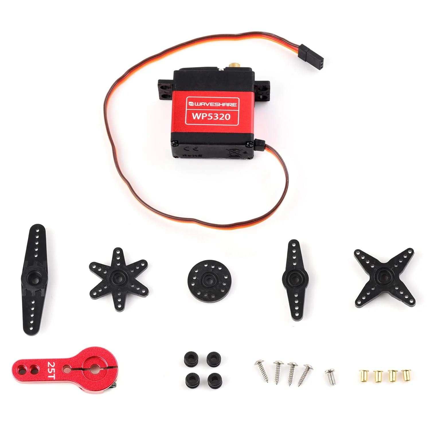 20kg.cm Copper Gear High-Torque 180° Digital Servo - Image 6