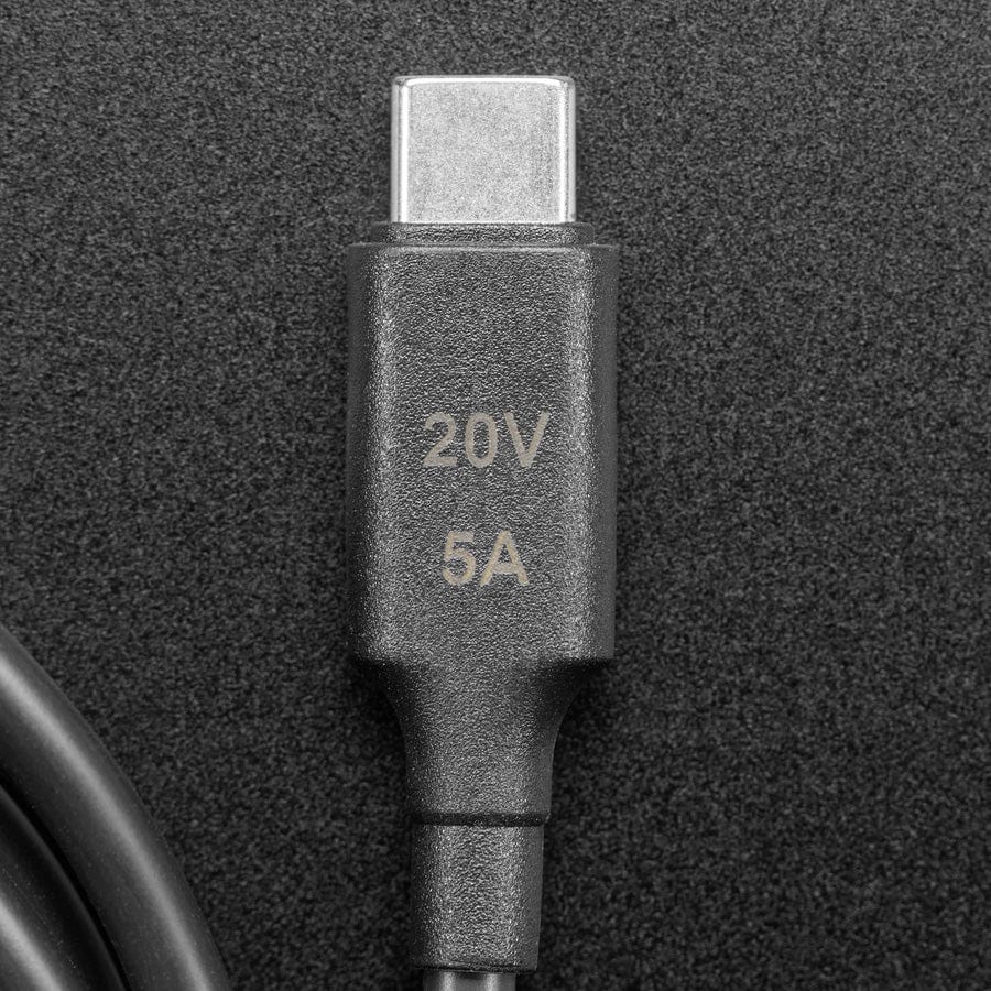 20V 5A USB-C 3.1 PD to 5.5mm Barrel Jack Cable - 1.2m with E-Mark - Image 2