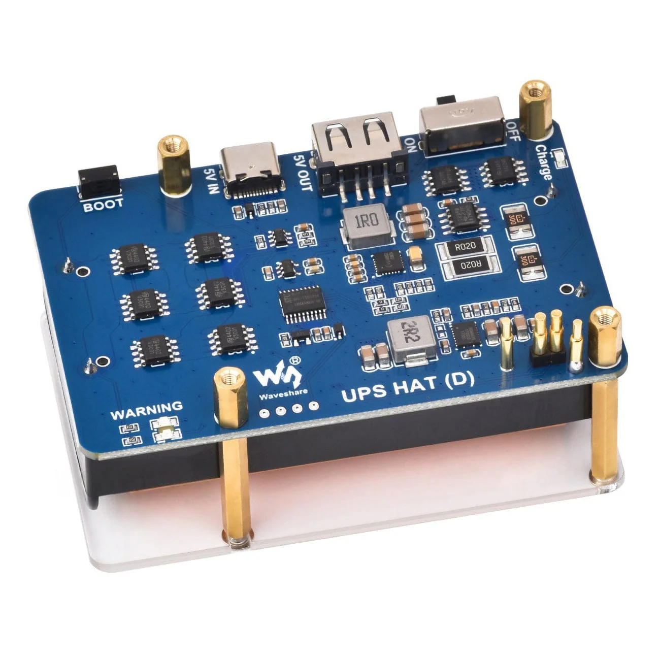 21700 UPS HAT (D) for Raspberry Pi 4/3