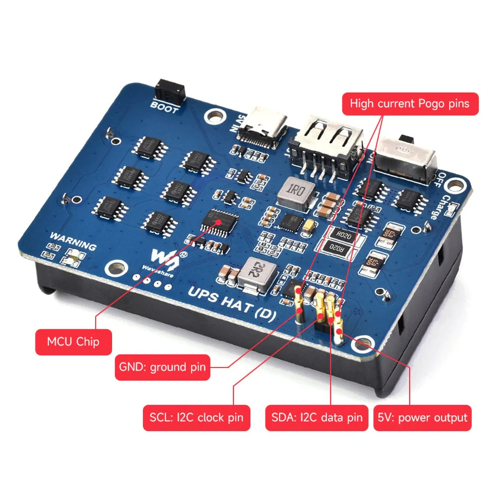 21700 UPS HAT (D) for Raspberry Pi 4/3 - Image 9