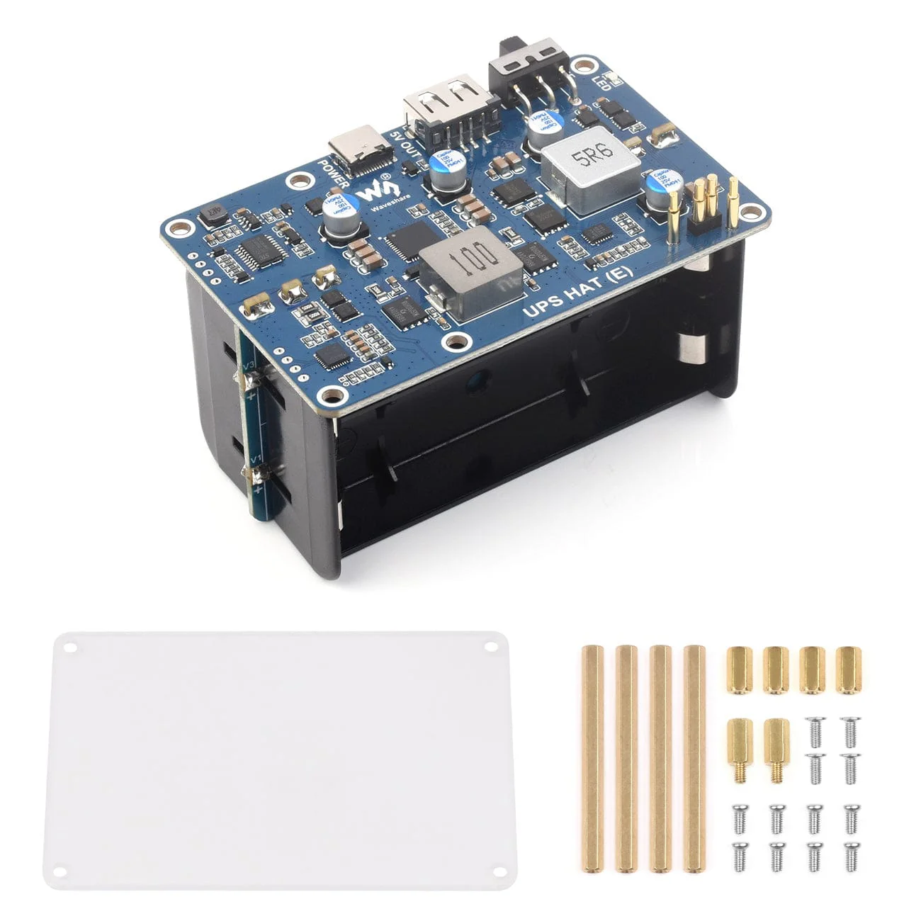 21700 UPS HAT (E) for Raspberry Pi 5/4/3 - Image 10