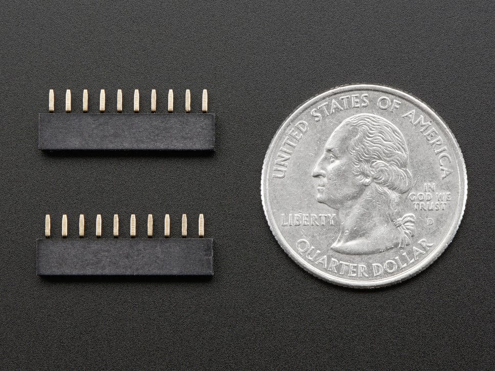 2mm 10-Pin Socket Headers (for XBee) - Pack of 2 - Image 3