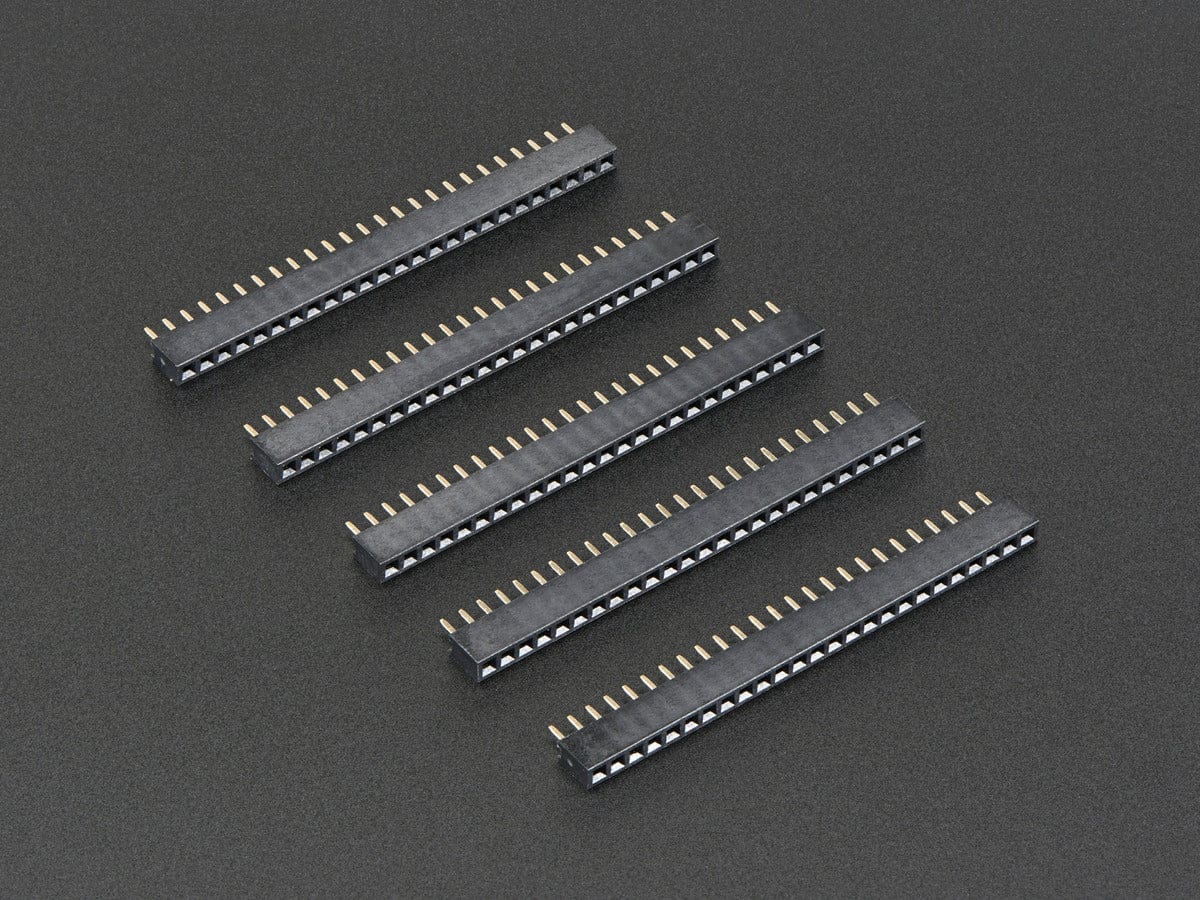 2mm Pitch 25-Pin Female Socket Headers - Pack of 5 - Image 2