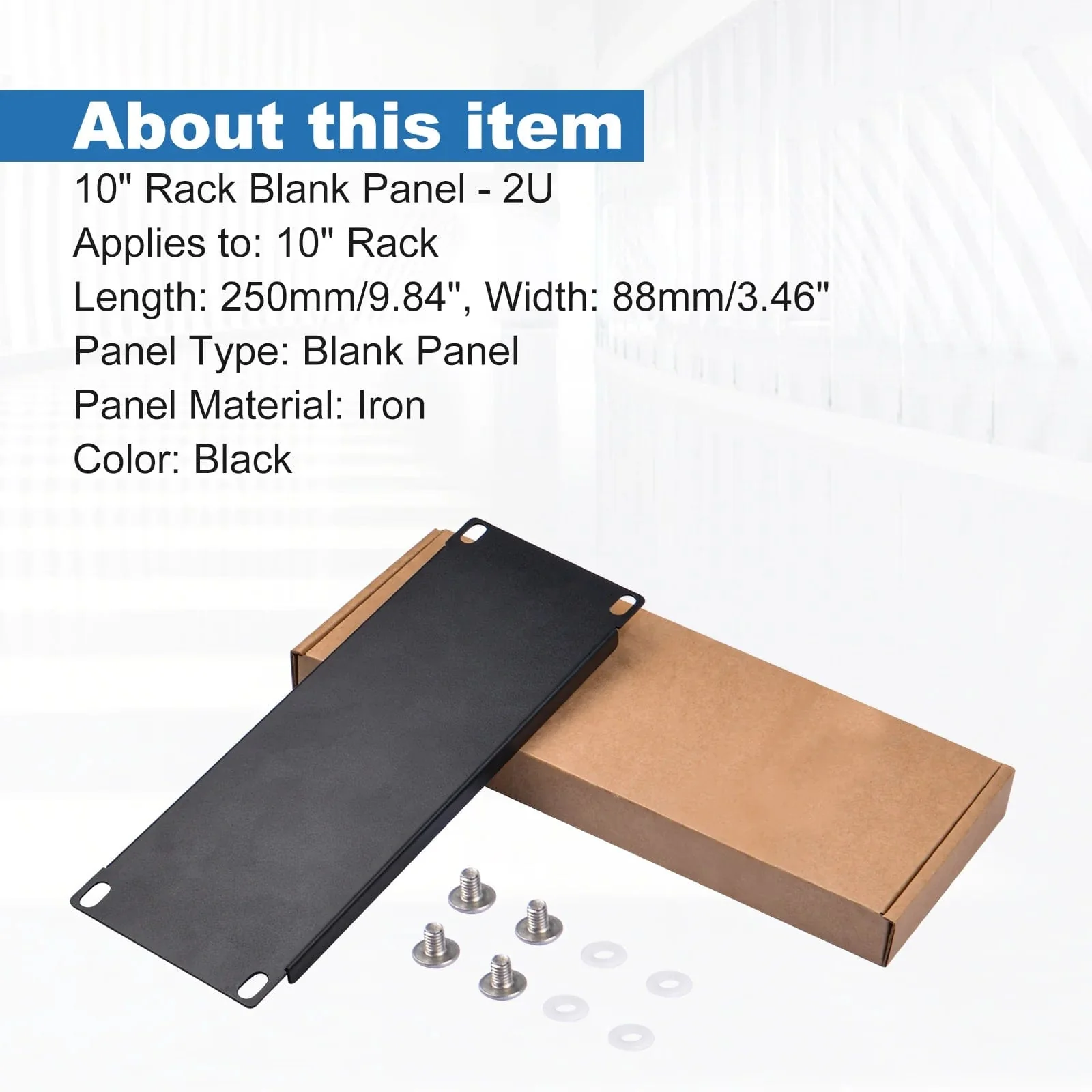 2U 10" Blank Panel for DeskPi RackMate - Image 5