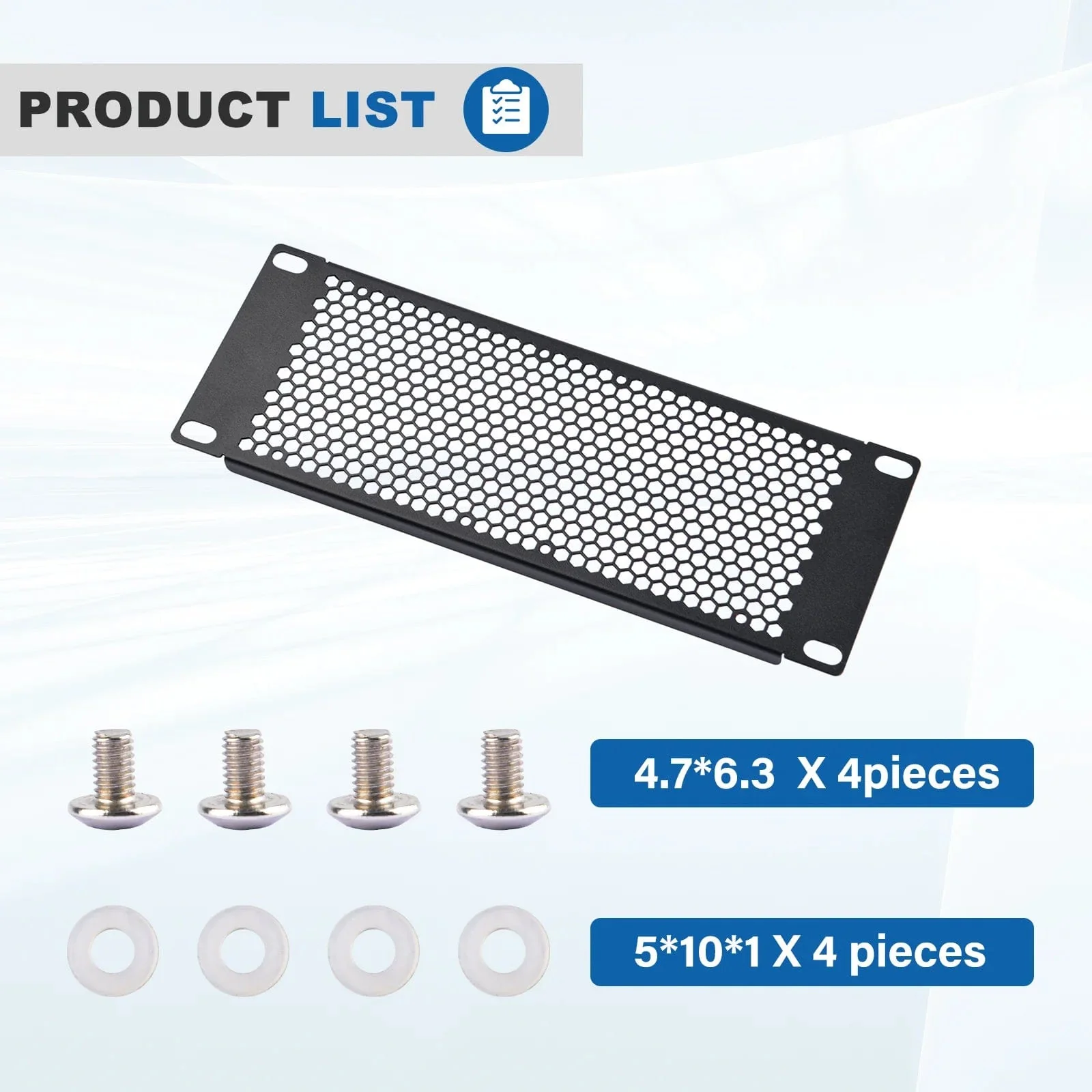 2U 10"  Venting Blank Panel for DeskPi RackMate - Image 5
