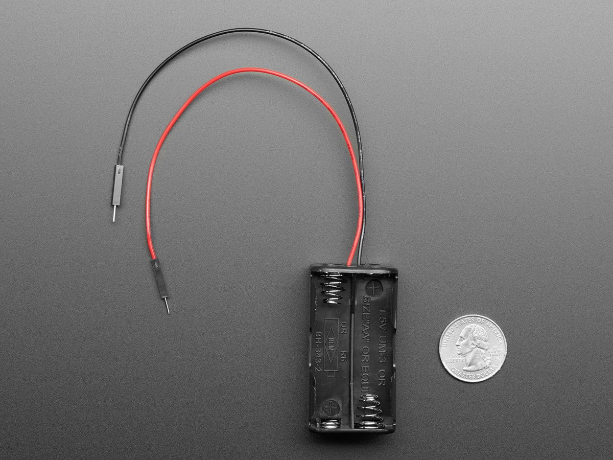 2x2 AA Battery Holder with Premium Jumper Header Wires - Image 4