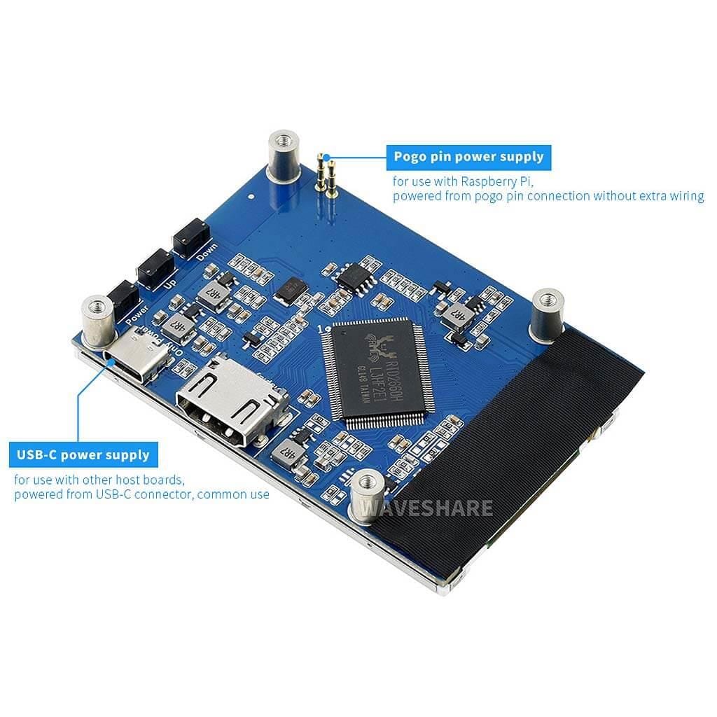 3.2" IPS HDMI LCD Display for Raspberry Pi (800x480) - Image 4