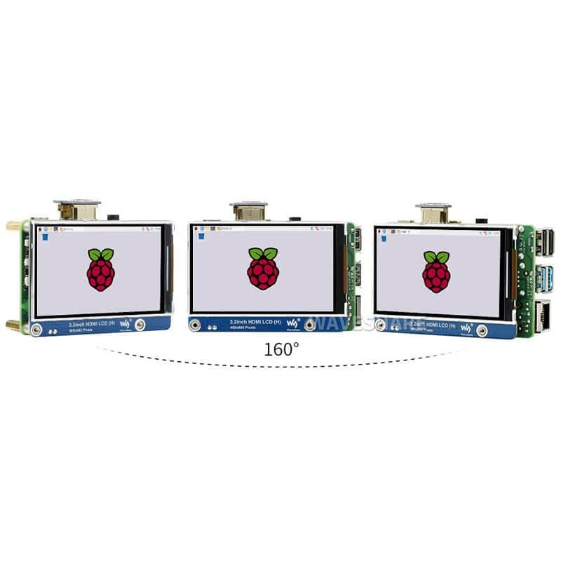 3.2" IPS HDMI LCD Display for Raspberry Pi (800x480) - Image 7