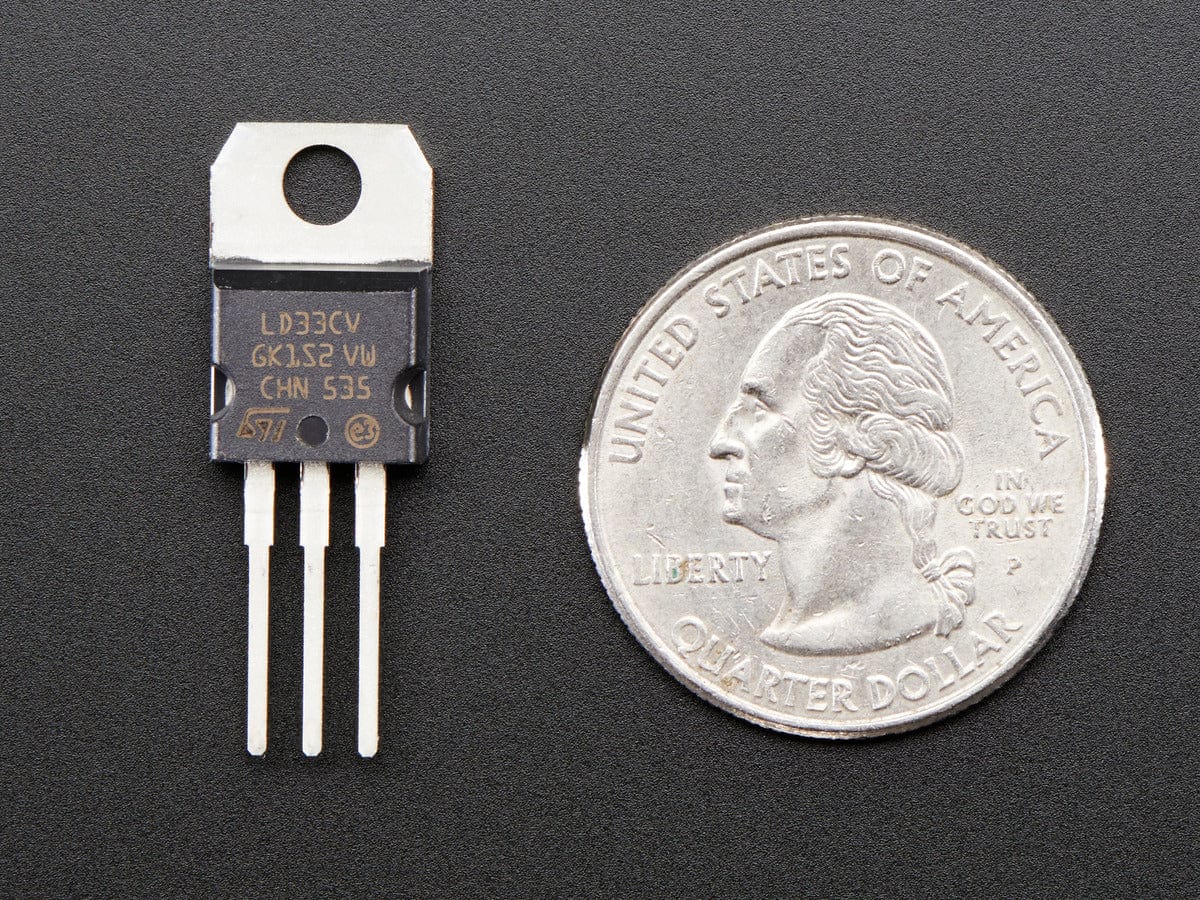 3.3V 800mA Linear Voltage Regulator - LD1117-3.3 TO-220 - Image 2