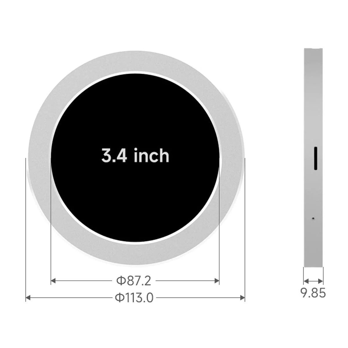 3.4" USB Monitor with AIO LCD Screen - Image 7