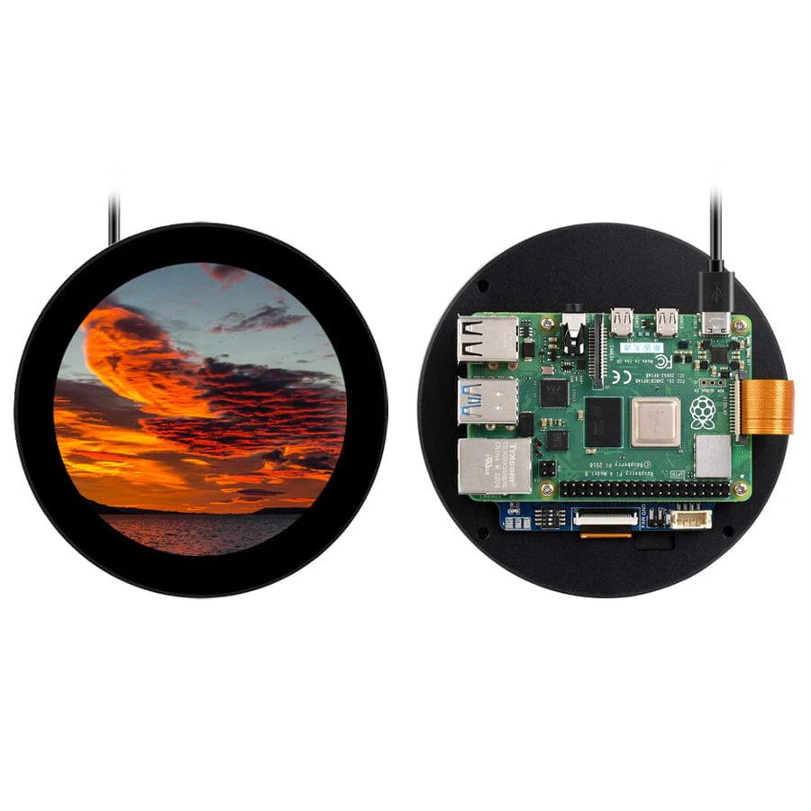 3.4" DSI Round Touch Display (800x800) - Image 4