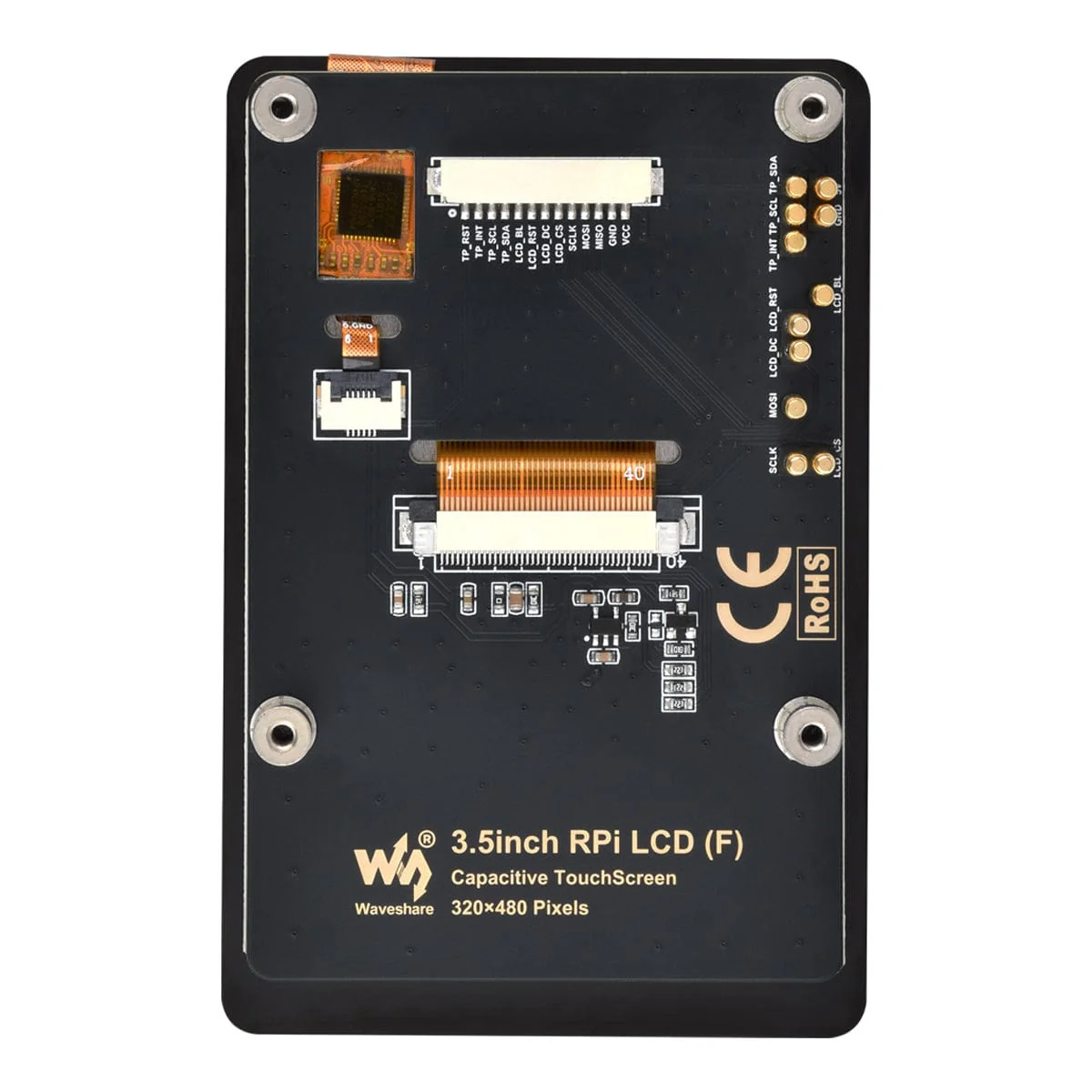 3.5" Capacitive Touch Display (F) for Raspberry Pi (320x480) - Image 4