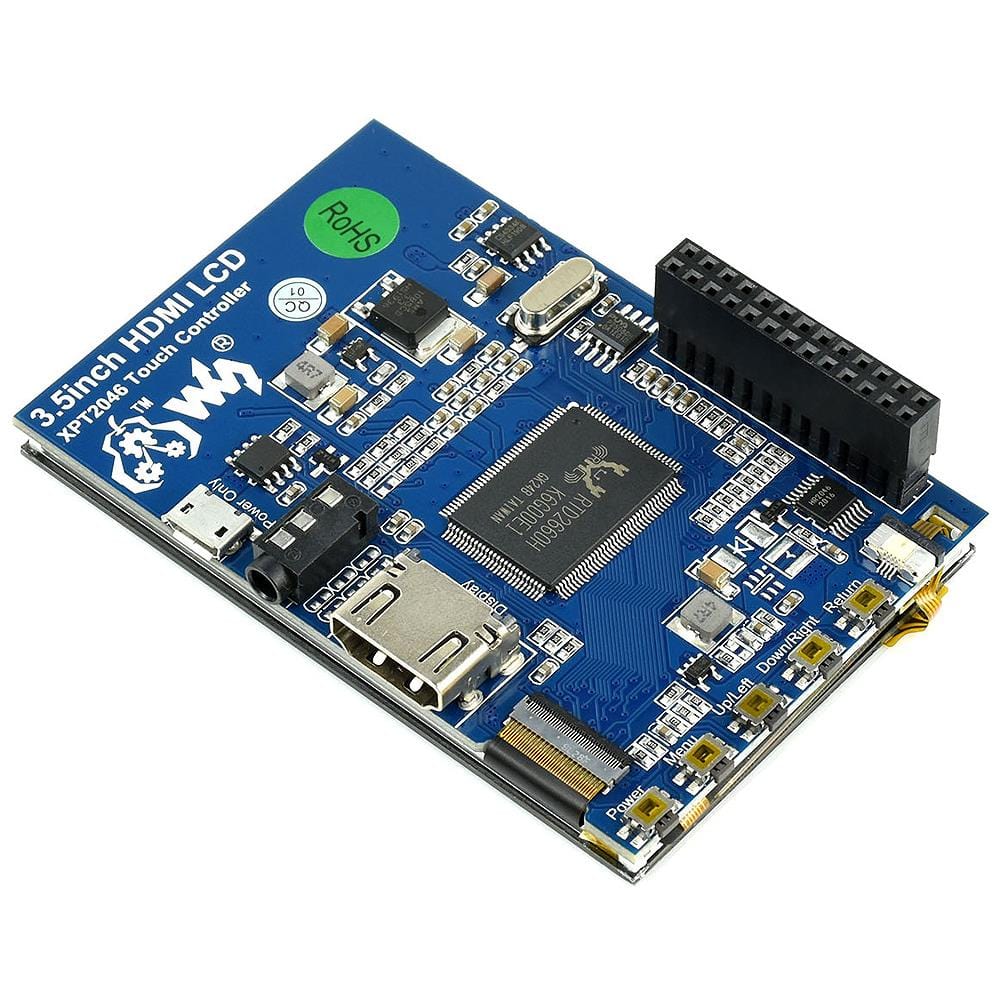 3.5" HDMI IPS LCD Resistive Touchscreen (480x320) - Image 2