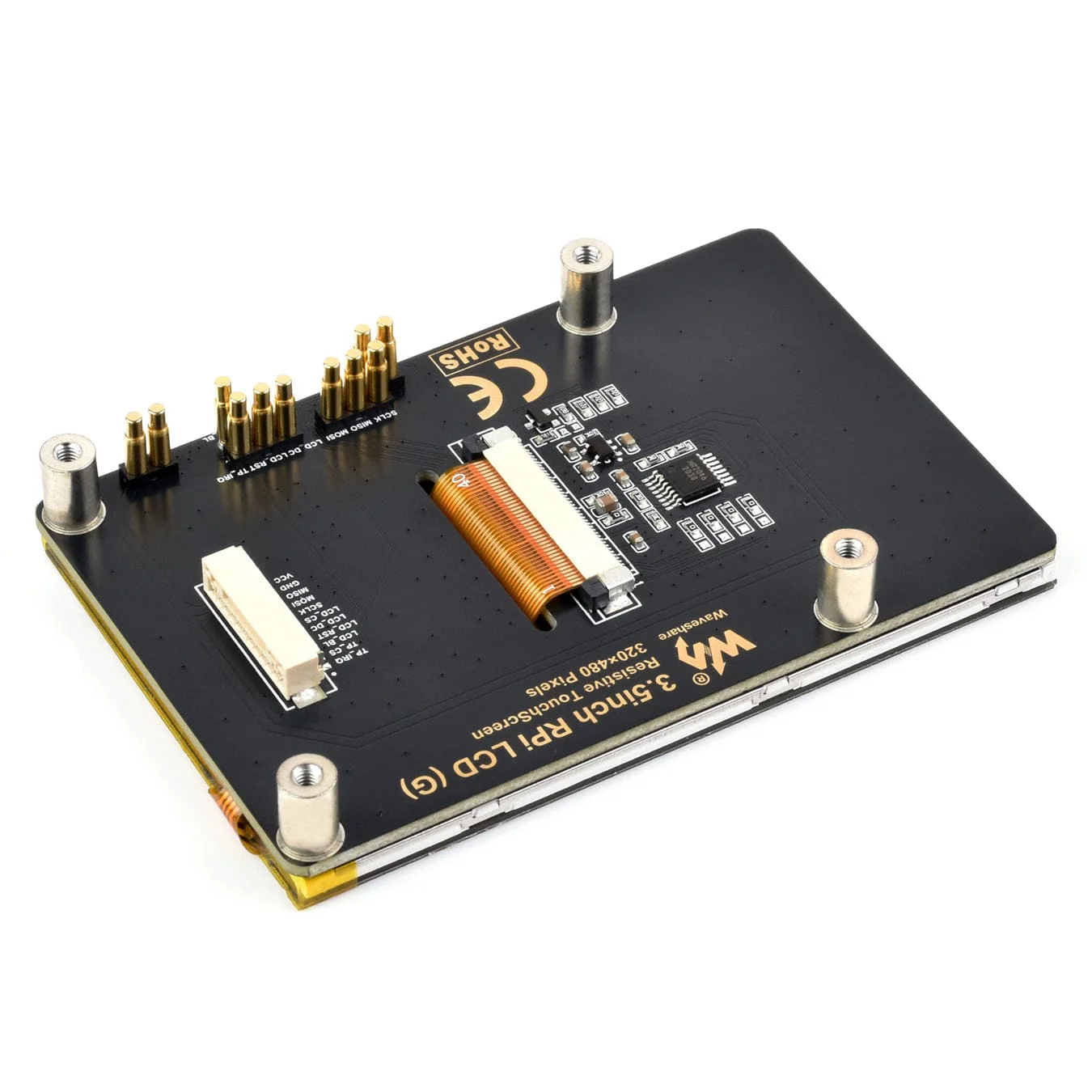 3.5" Resistive Touch Display (G) for Raspberry Pi (320x480) - Image 2