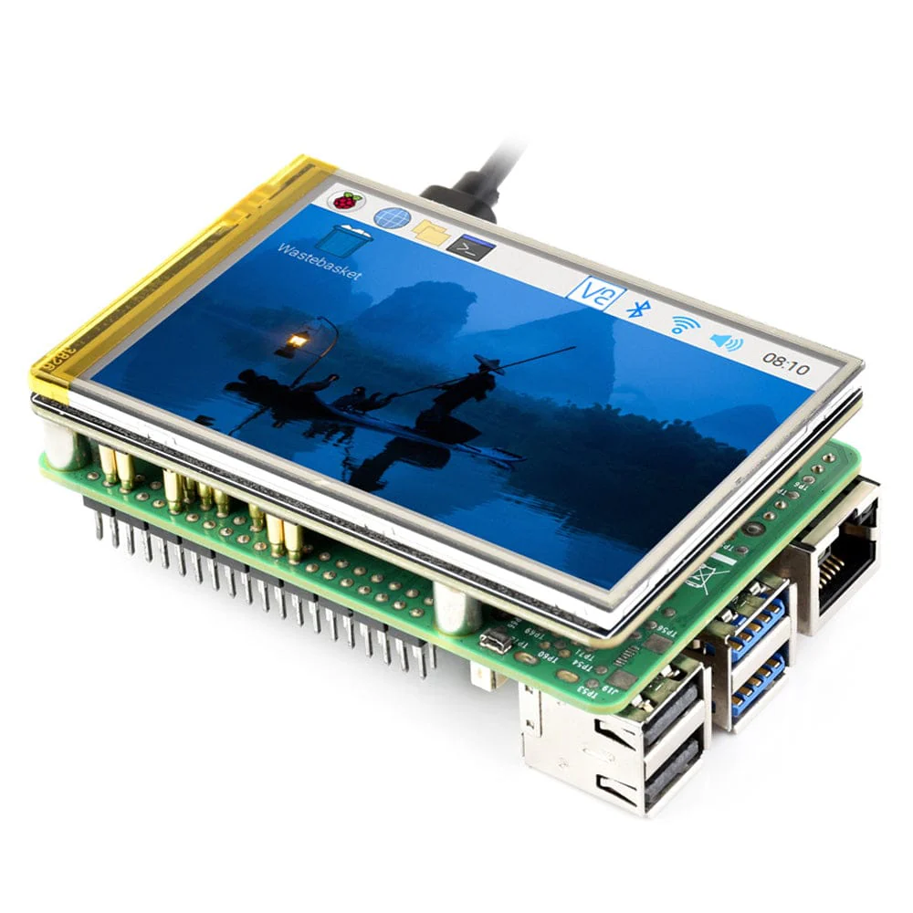 3.5" Resistive Touch Display (G) for Raspberry Pi (320x480) - Image 3