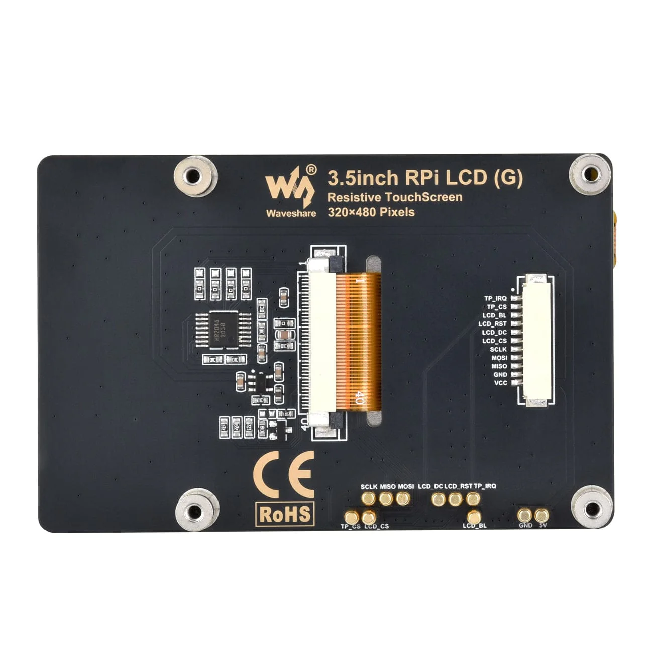 3.5" Resistive Touch Display (G) for Raspberry Pi (320x480) - Image 5