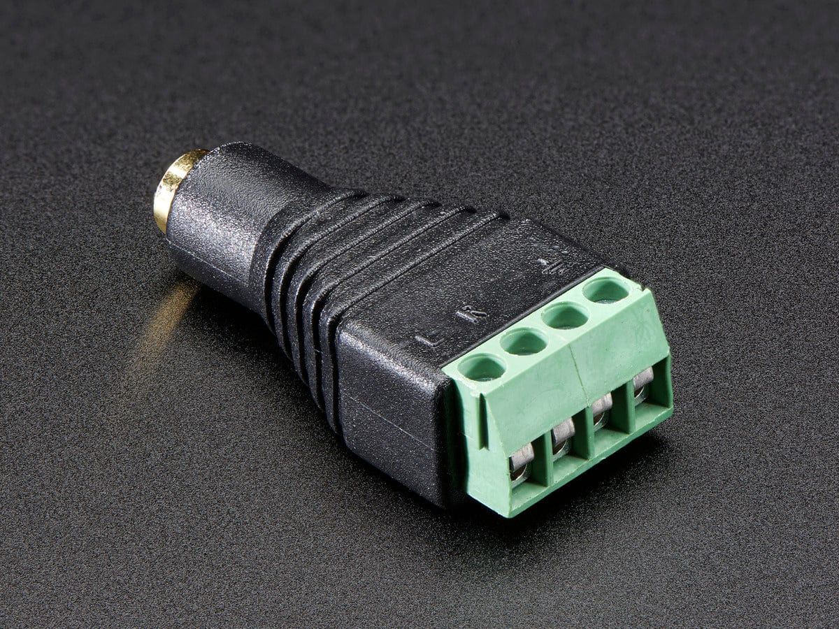 3.5mm (1/8") 4-Pole (TRRS) Audio Jack Terminal Block - Image 2