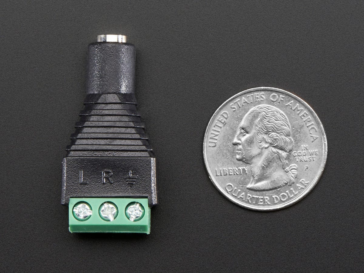 3.5mm (1/8") Stereo Audio Jack Terminal Block - Image 3