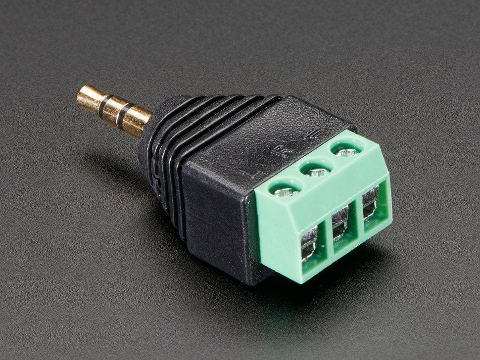 3.5mm (1/8") Stereo Audio Plug Terminal Block - Image 2