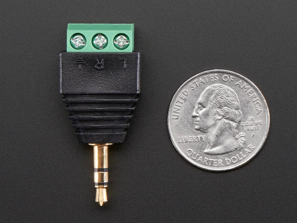 3.5mm (1/8") Stereo Audio Plug Terminal Block - Image 3
