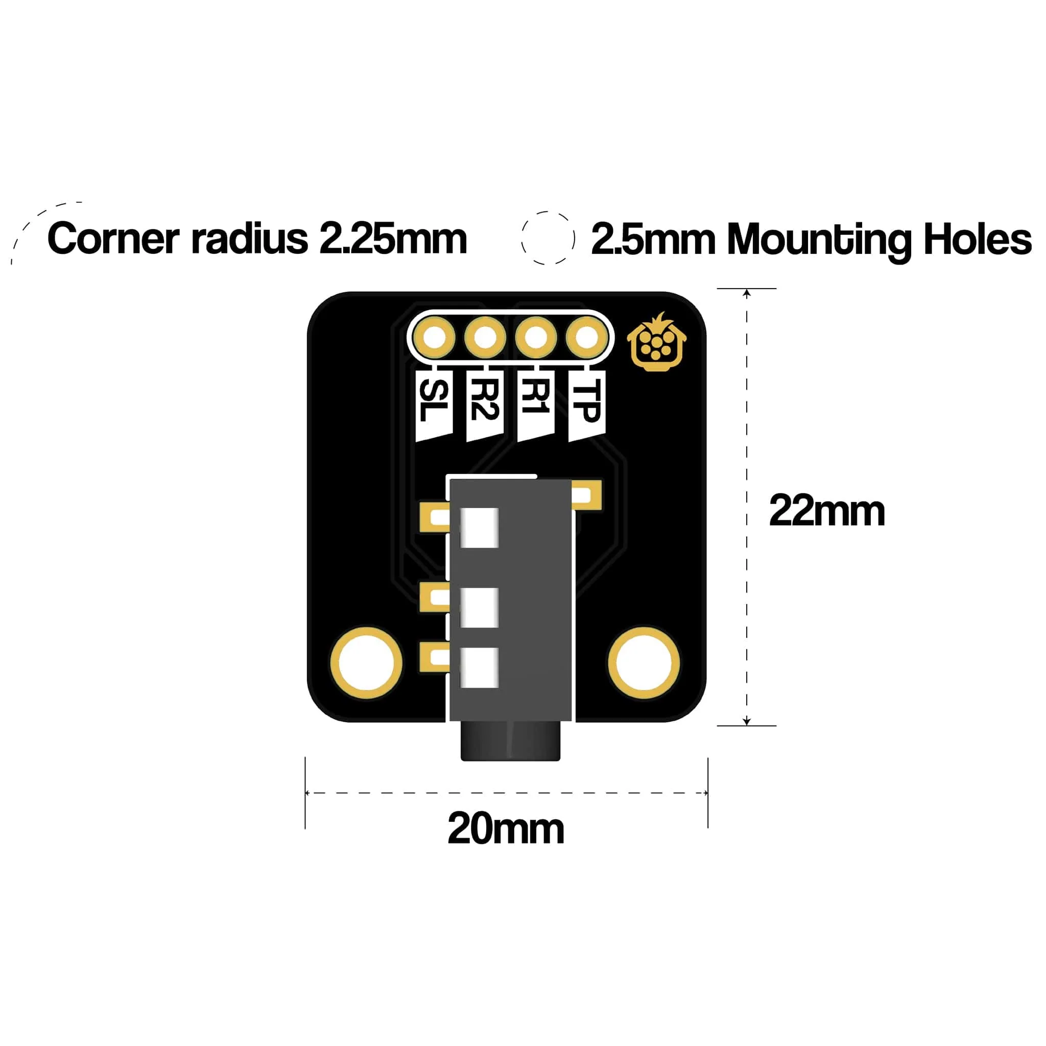 3.5mm Jack TRRS Breakout - Horizontal - Image 8
