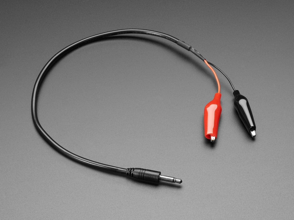 3.5mm Mono Audio Plug to Alligator Clips - Image 2