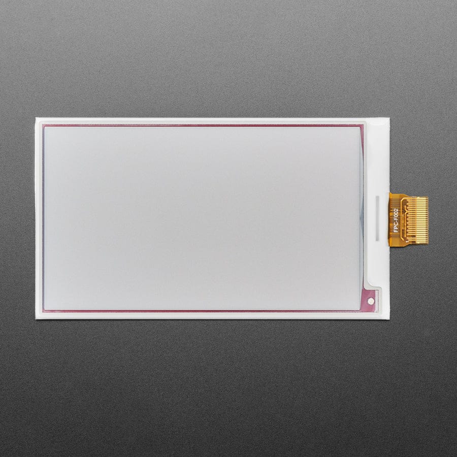 3.7" 416x240 Tri-Colour Red / Black / White eInk - Bare Display - UC8253 Chipset - Image 2